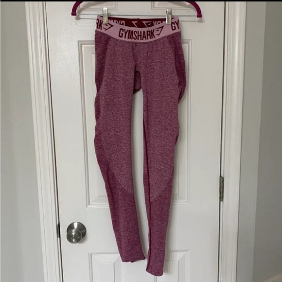 GYMSHARK • Pink Red Flex Leggings - Picture 7 of 13